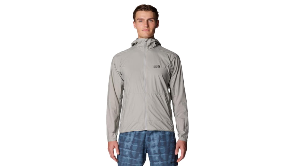 Mountain Hardwear Kor AirShell Hooded Jacket - Men's, Half Moon Grey, L, 2123781059-059-L