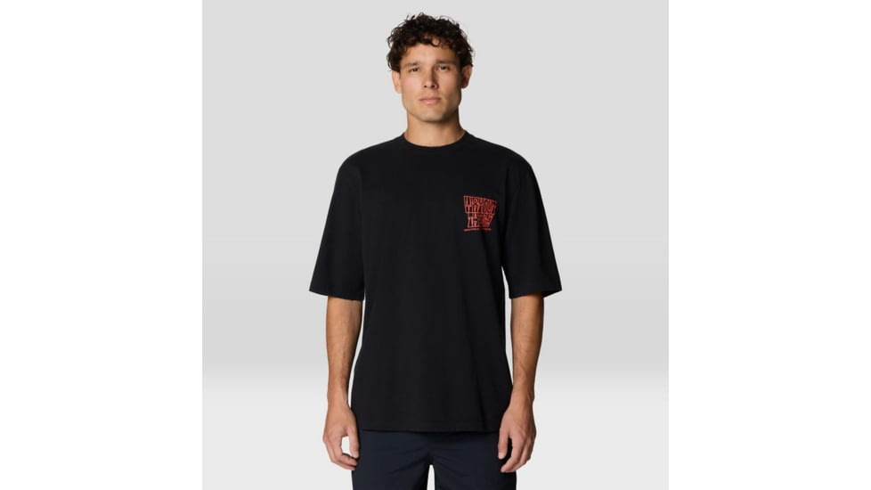 Mountain Hardwear MHW Graphic SS 3 Relaxed Top - Men's, Black, M, 2159831-010-M