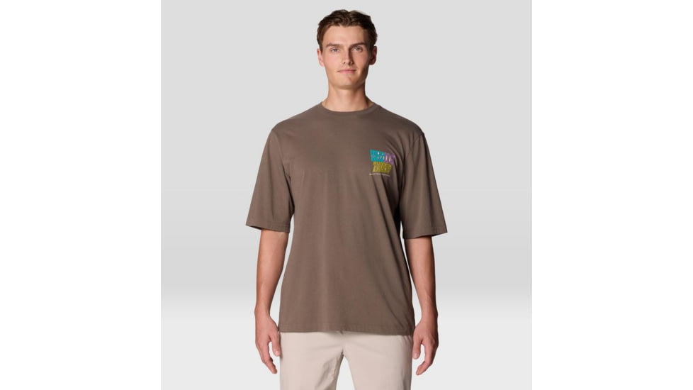 Mountain Hardwear MHW Graphic SS 3 Relaxed Top - Men's, tierra, XS, 2159831-246-XS