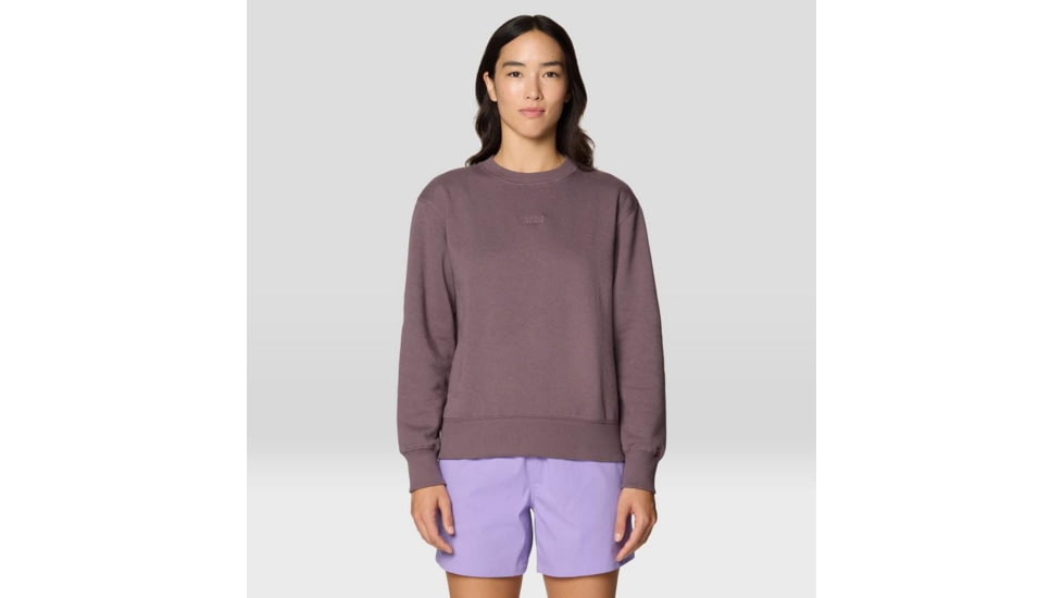 Mountain Hardwear MHW Logo Pullover Crew - Women's, Purple Sage, L, 2004341-574-L