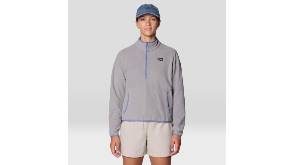 Mountain Hardwear Microchill Half Zip Sweatshirt - Women's, Approaching Storm, M, 2104261-038-M