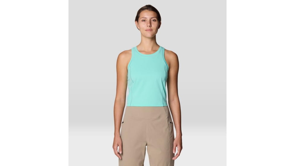 Mountain Hardwear Mountain Stretch Tanklette Top - Women's, Icy Teal, M, 2149221-320-M