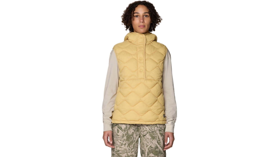 Mountain Hardwear Seek Out Snap Neck Vest - Women's, Prairie, L, 2129651770-770-L