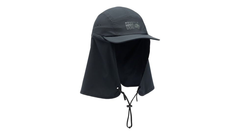 Mountain Hardwear Shade Lite Sun Cape Hat, Black, O/S, 2160331-010-O/S