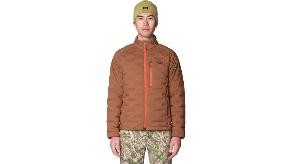 Mountain Hardwear StretchDown Jacket - Men's, Morel, L, 2166131238-238-L