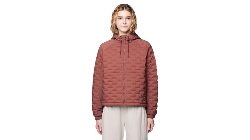 Mountain Hardwear Stretchdown Light Full Zip Hoody - Women's, Bourbon Brown, L, 2077681-615-L