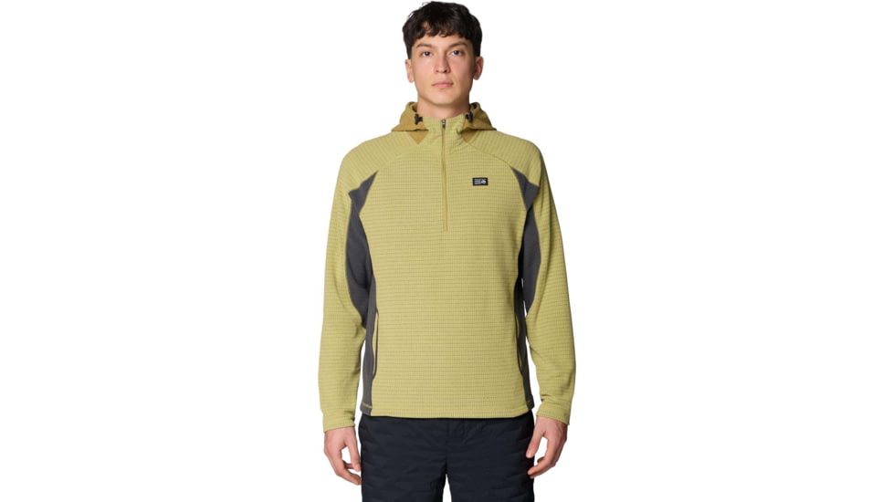 Mountain Hardwear Summit Grid Zip Hoody - Men's, Forest Moss, M, 2166791332-332-M