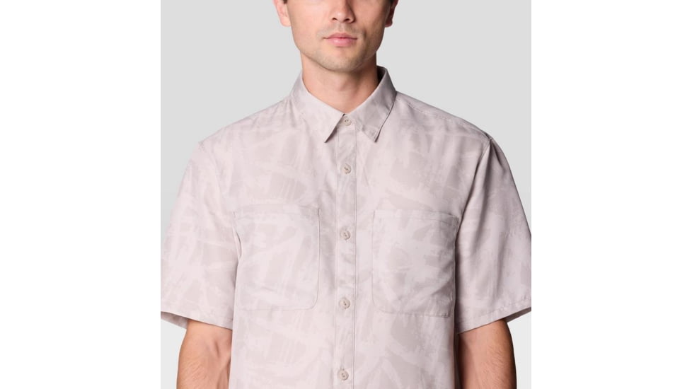 Mountain Hardwear Sun Drift Cooling Printed Short Sleeve Shirt - Mens