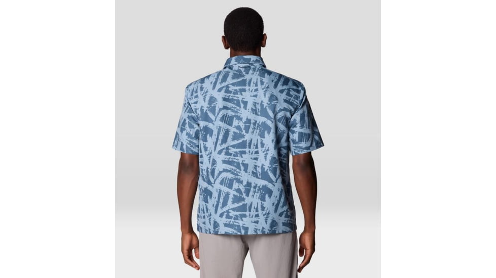 Mountain Hardwear Sun Drift Cooling Printed Short Sleeve Shirt - Mens