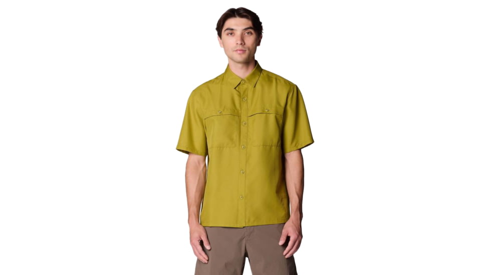 Mountain Hardwear Sun Drift Cooling Short Sleeve Shirt - Men's, Bright Fatigue, XXL, 2149311-331-XXL