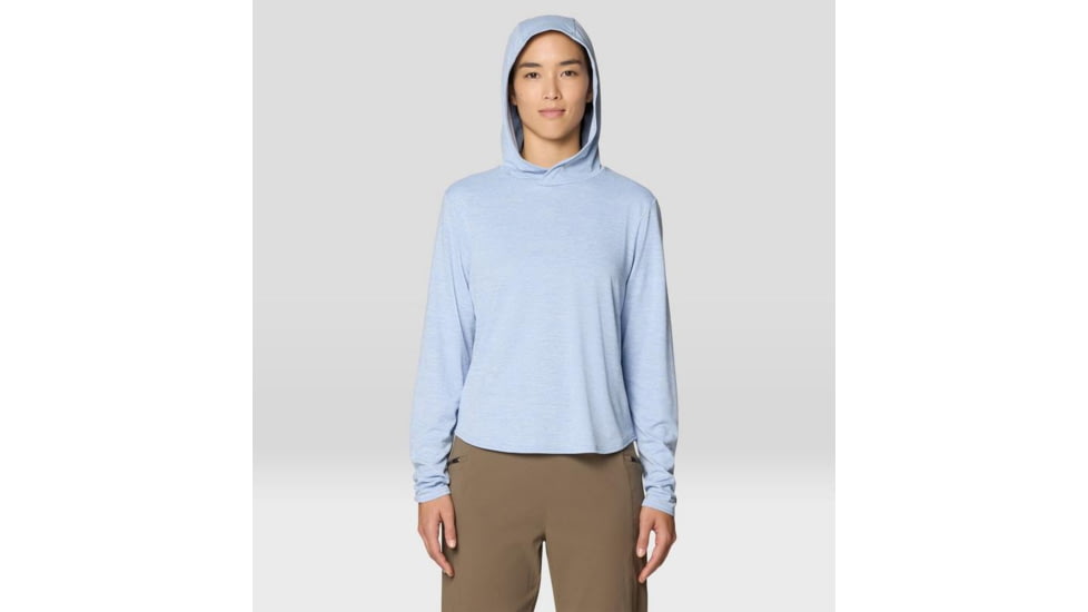 Mountain Hardwear Sunblocker Long Sleeve Hoody - Women's, Beach Breeze, L, 2067761-471-L