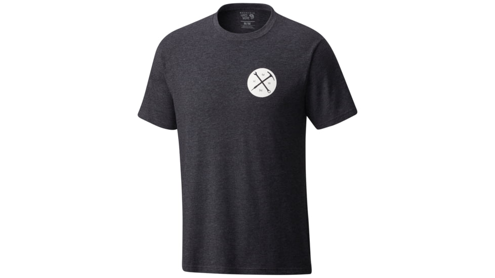 Mountain Hardwear Mountain Mechanic Crest Short Sleeve Shirt - Men's-Black-Large