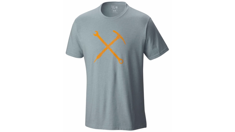 Mountain Hardwear Mountain Mechanic Short Sleeve Shirt - Men's-Heather Ice Shadow-Small