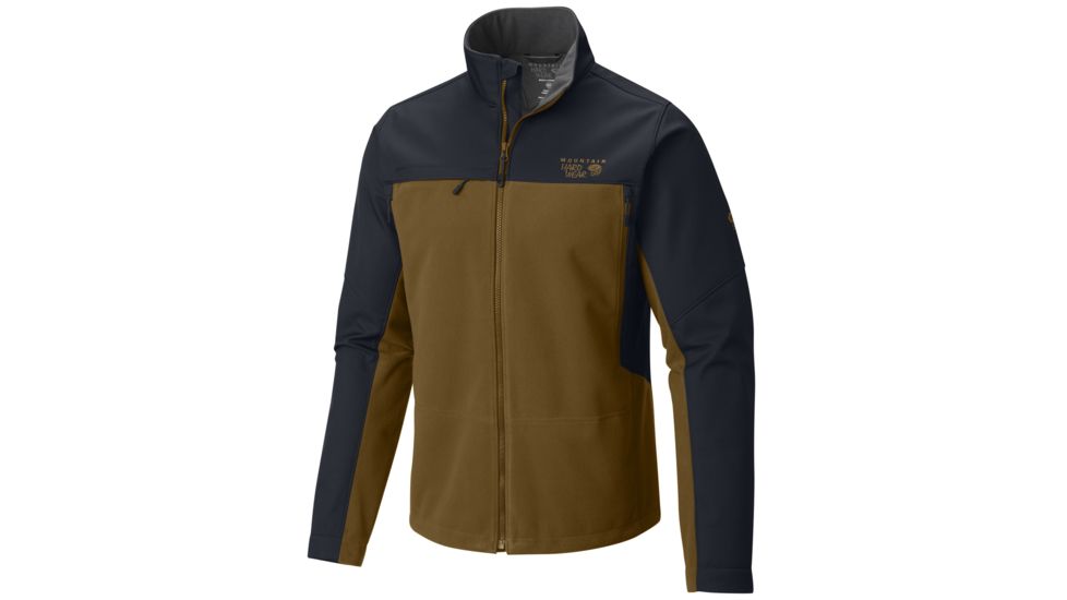 Mountain Tech II Jacket - Mens-Golden Brown/Hardwear Navy-Large