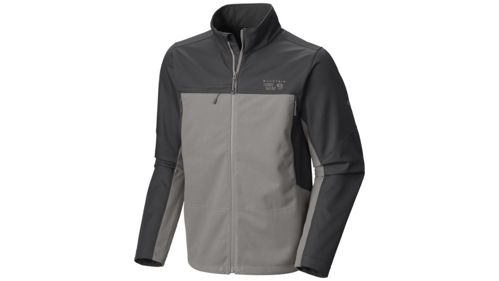 Mountain Hardwear Mountain Tech II Jacket - Mens-Titanium/Shark-Medium