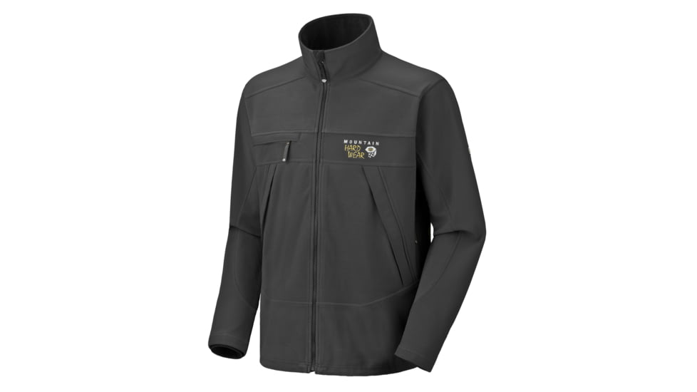 Mountain Hardwear Mountain Tech Jacket - Men's-Titanium/Shark-Small