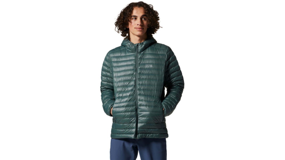 Mountain Hardwear Mt Eyak/2 Hoody - Mens, Black Spruce, Large, 1943771352-L