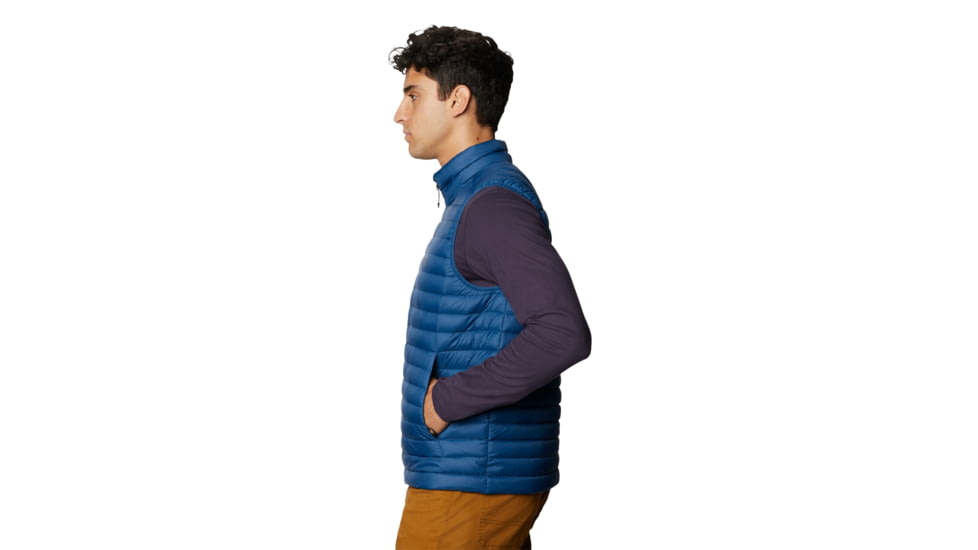 Mountain Hardwear Mt Eyak/2 Vest - Men's, Blue Horizon, Small, OM8831402-S