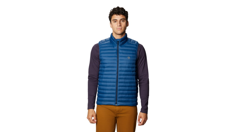 Mountain Hardwear Mt Eyak/2 Vest - Men's, Blue Horizon, Small, OM8831402-S