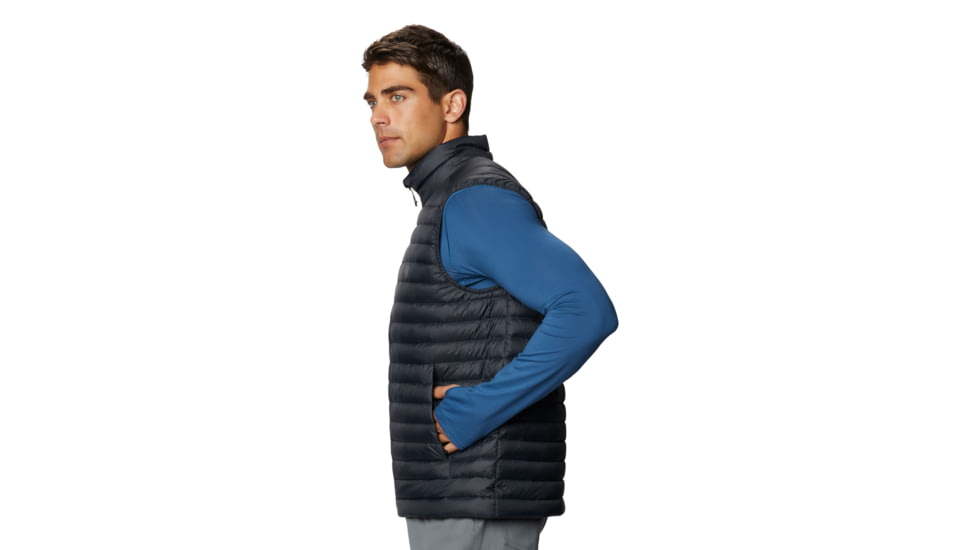 Mountain Hardwear Mt Eyak/2 Vest - Men's, Dark Storm, Medium, OM8831004-M