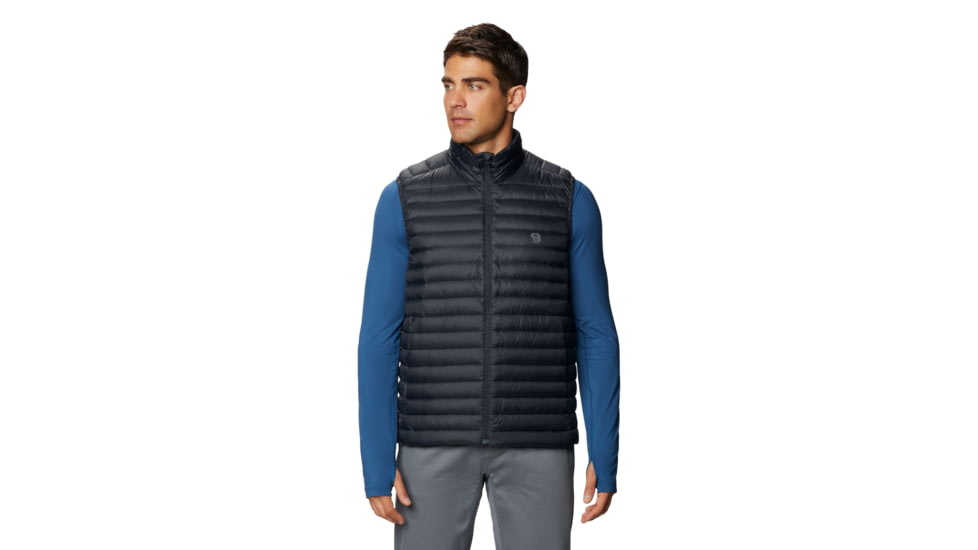 Mountain Hardwear Mt Eyak/2 Vest - Men's, Dark Storm, Medium, OM8831004-M