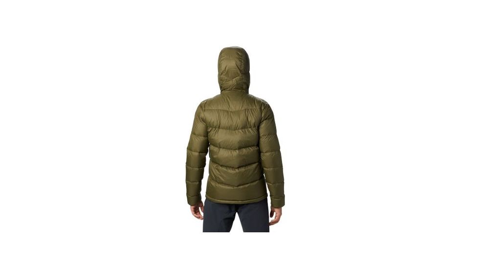 Mountain Hardwear Mt. Eyak Down Hoody - Mens, Combat Green, Large, 1870981353-L