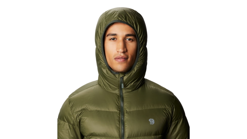 Mountain Hardwear Mt. Eyak Down Hoody - Men's, Dark Army, Medium, OM8280304-M