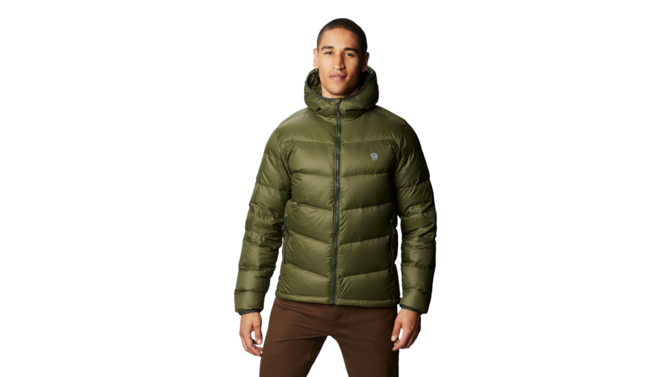 Mountain Hardwear Mt. Eyak Down Hoody - Men's, Dark Army, Medium, OM8280304-M
