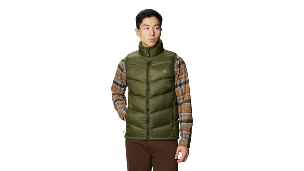 Mountain Hardwear Mt. Eyak Down Vest - Men's, Dark Army, Extra Large, OM8279304-XL