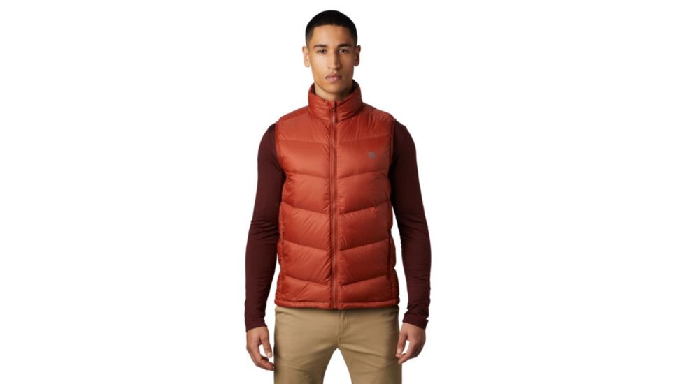 Mountain Hardwear Mt. Eyak Down Vest - Mens, Rusted, Extra Large, 1870971801-XL