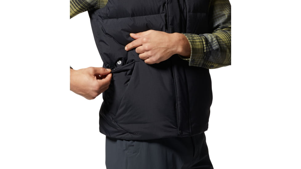 Mountain Hardwear Nevadan Down Vest - Mens, Black, Extra Large, 2004041010-Black-XL