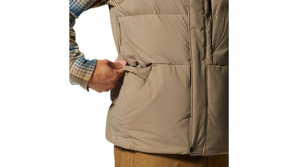 Mountain Hardwear Nevadan Down Vest - Mens, Trail Dust, Extra Large, 2004041249-Trail Dust-XL