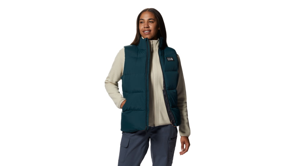Mountain Hardwear Nevadan Down Vest - Womens, Dark Marsh, Small, 2004211375-Dark Marsh-S