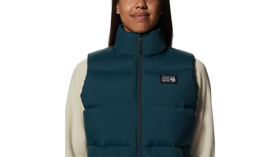 Mountain Hardwear Nevadan Down Vest - Womens, Dark Marsh, Small, 2004211375-Dark Marsh-S