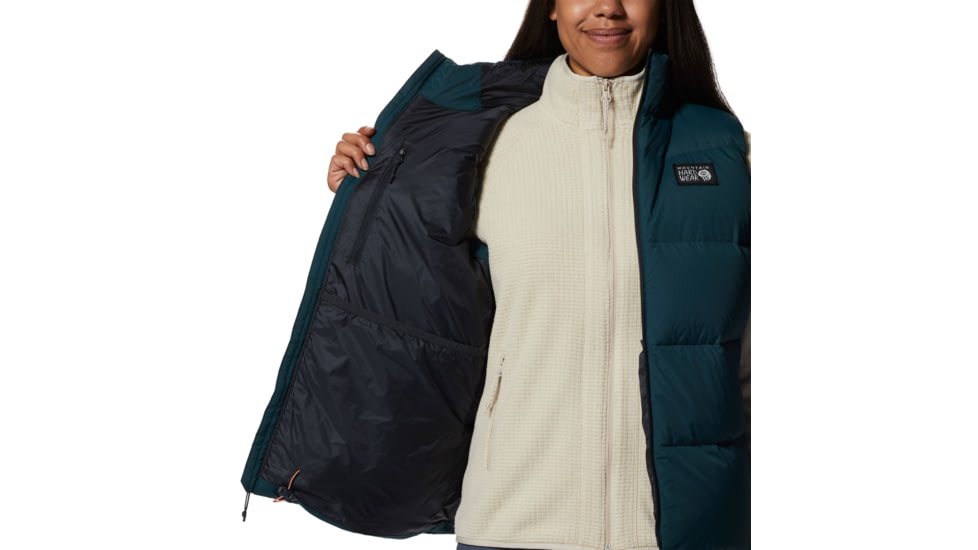 Mountain Hardwear Nevadan Down Vest - Womens, Dark Marsh, Small, 2004211375-Dark Marsh-S