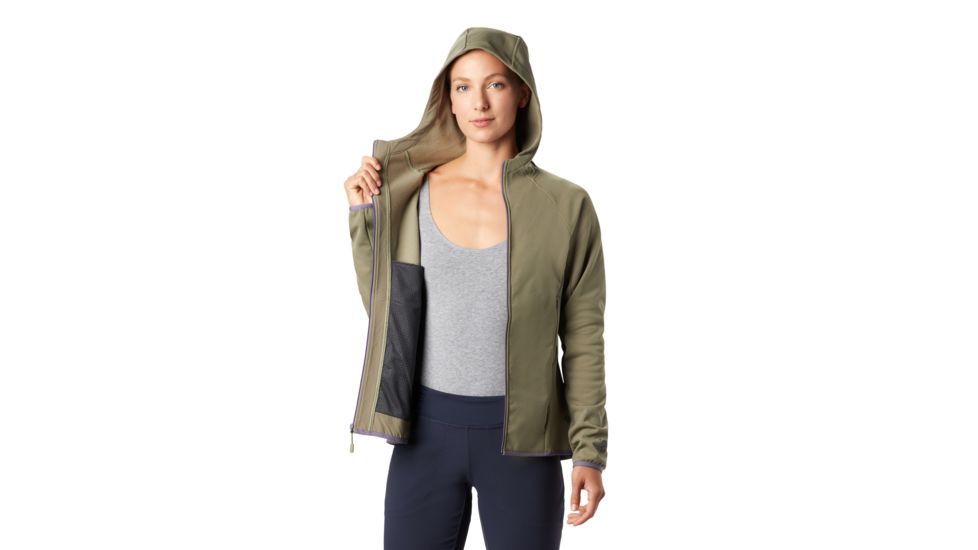 Mountain Hardwear New Fleece Jacket - Women's, Light Army, Medium, 1880721333-M