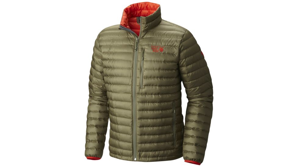 Mountain Hardwear Nitrous Down Jacket - Men's-Stone Green-Small