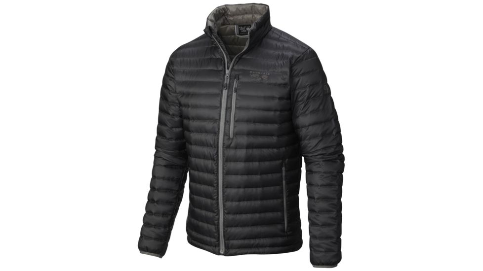 Mountain Hardwear Nitrous Down Jacket - Mens-Shark/Titanium-Medium
