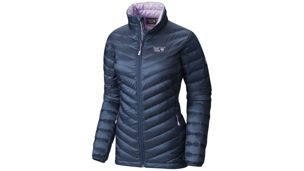 Mountain Hardwear Nitrous Down Jacket - Womens-Zinc/Phantom Purple-Large