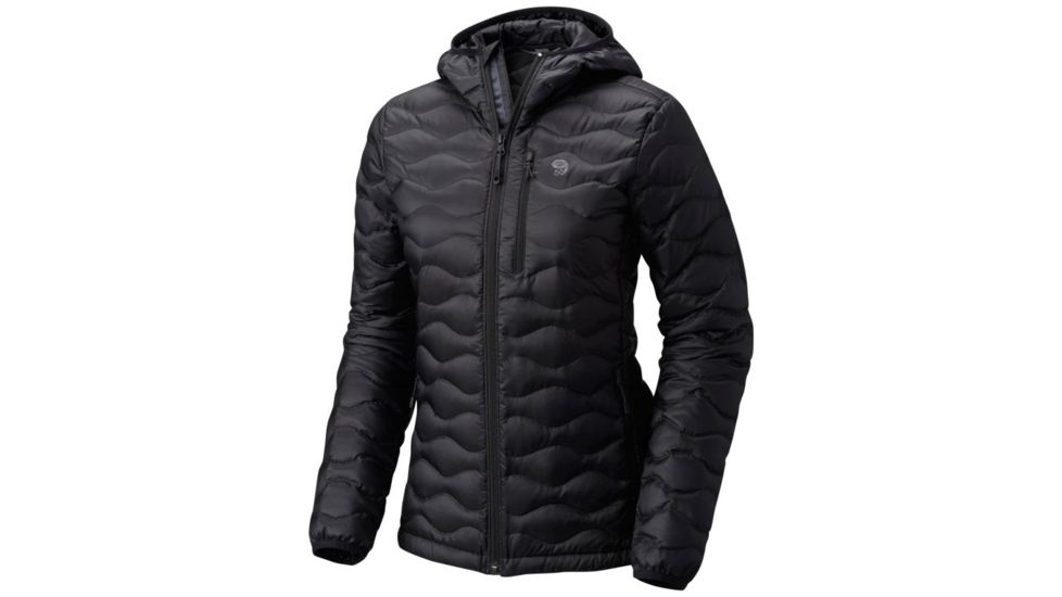 Mountain Hardwear Nitrous Hooded Down Insulated Jacket - Womens, Black, Large, 1732261010-L