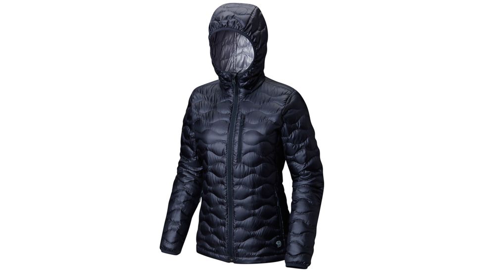 Mountain Hardwear Nitrous Hooded Down Insulated Jacket - Womens, Dark Zinc, Medium, 1732261406-M
