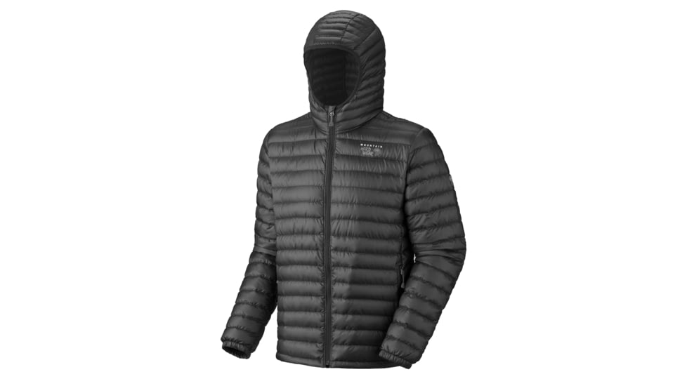 Mountain Hardwear Nitrous Hooded Down Jacket - Men's - Black-Large
