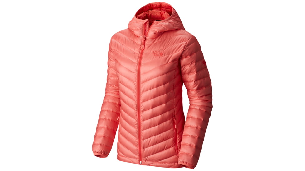 Mountain Hardwear Nitrous Hooded Down Jacket - Women's-Paradise Pink-Medium
