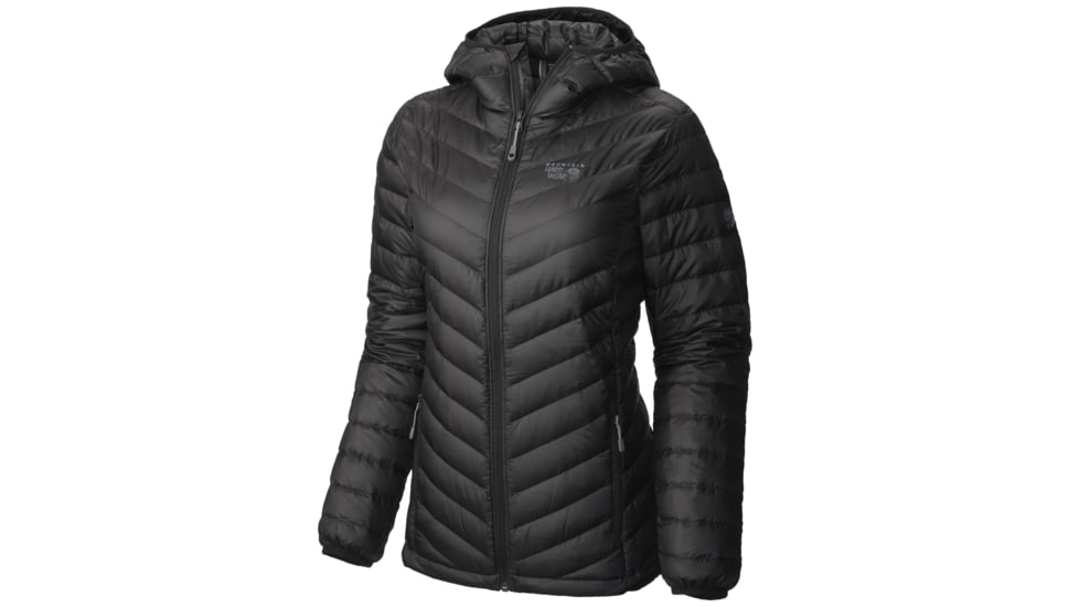 Mountain Hardwear Nitrous Hooded Down Jacket - Women's-Black-X-Large