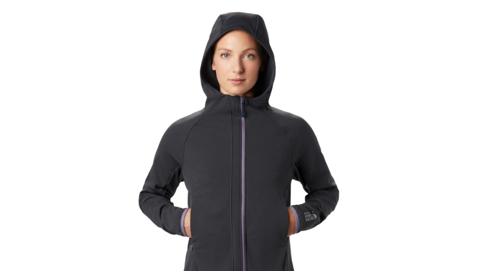 Mountain Hardwear Norse Peak 2 Full Zip Hoody - Women's, Dark Storm, Medium, OL8644004-M