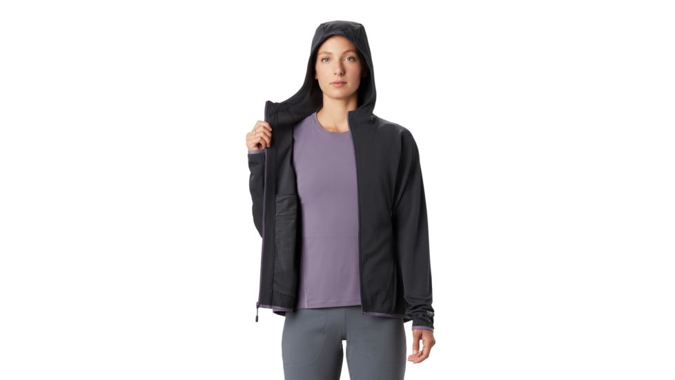Mountain Hardwear Norse Peak 2 Full Zip Hoody - Women's, Dark Storm, Medium, OL8644004-M