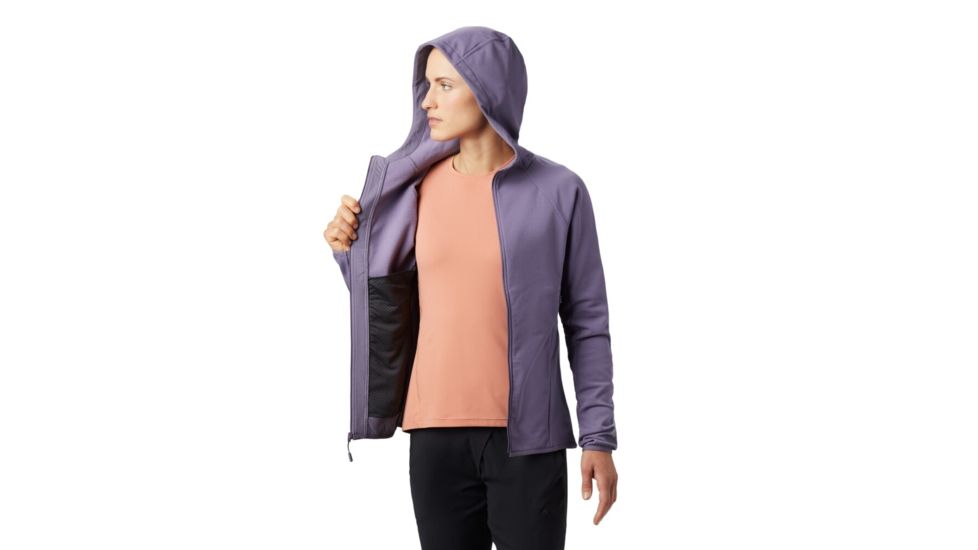 Mountain Hardwear Norse Peak 2 Full Zip Hoody - Women's, Dusted Sky, Small, OL8644549-S