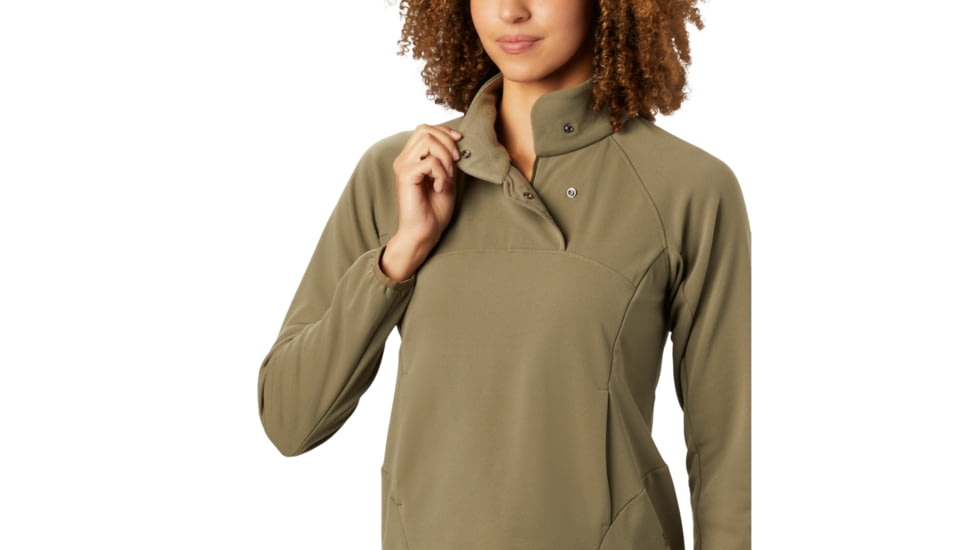 Mountain Hardwear Norse Peak 2 Pullover - Womens, Light Army, Medium, 1881741333-M