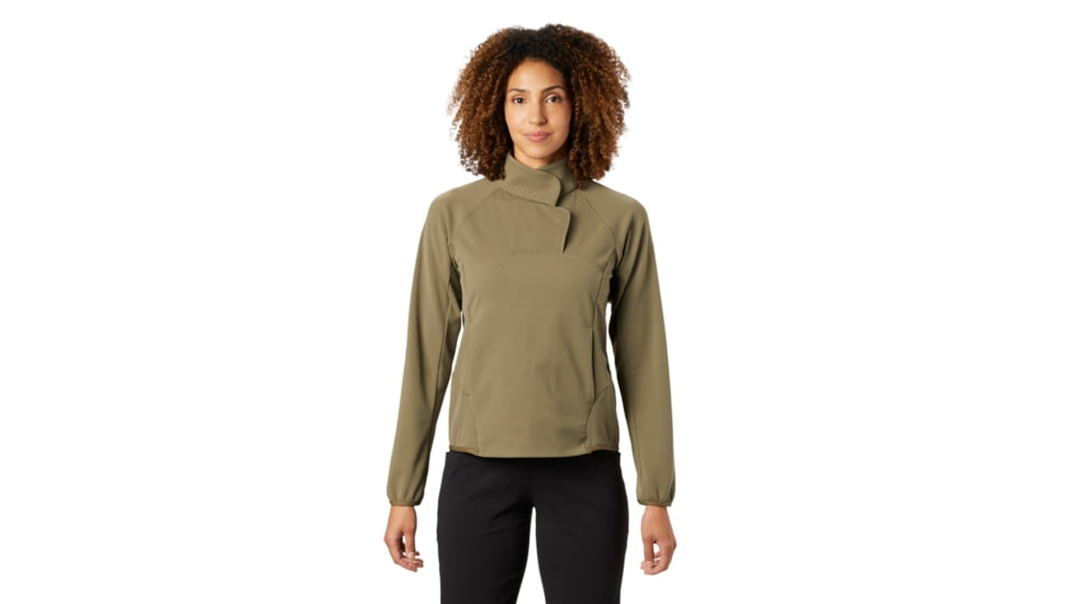 Mountain Hardwear Norse Peak 2 Pullover - Womens, Light Army, Medium, 1881741333-M
