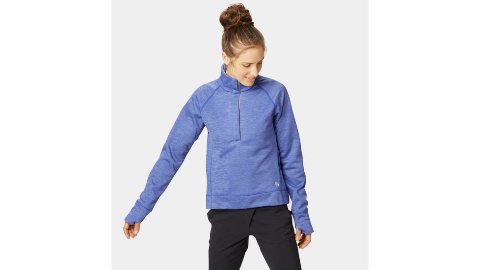 Mountain Hardwear Norse Peak Pullover - Womens, Blue Print, Medium, 1831051516-M